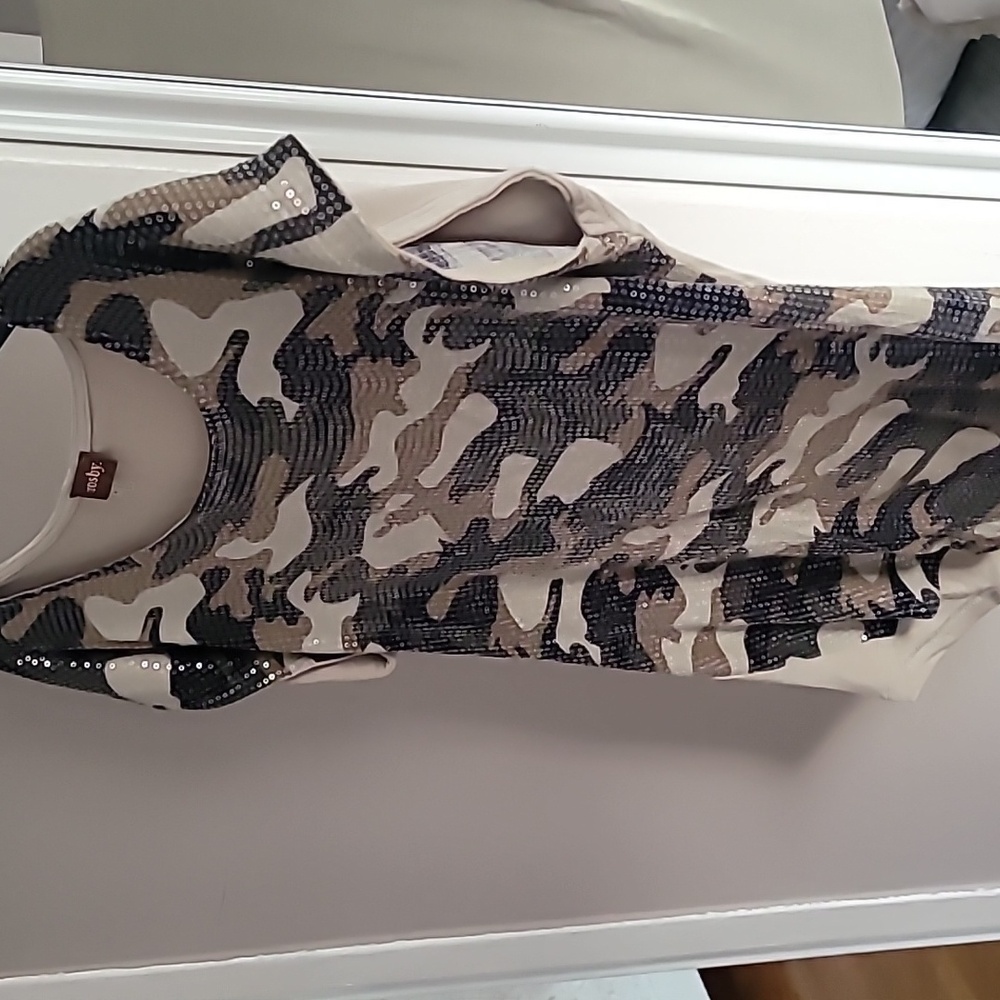 Crosby Sequin Camoflage Shirt